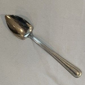 Vintage 1970s Unique Classic Handle Grapefruit Spoon Stainless Steel Japan RARE